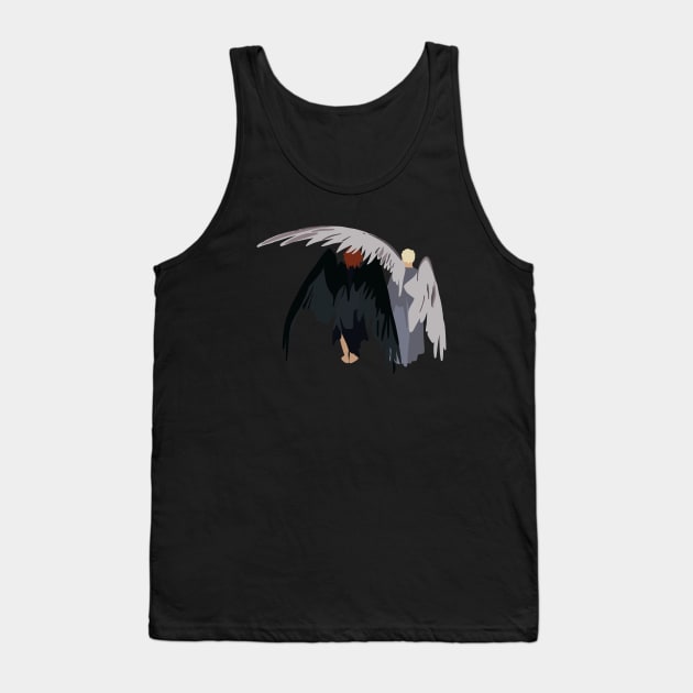 Minimal Good Omens 2 Tank Top by Bleachie